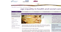 Desktop Screenshot of age-equality.southwest.nhs.uk